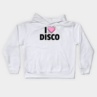 I LOVE DISCO (black) Kids Hoodie